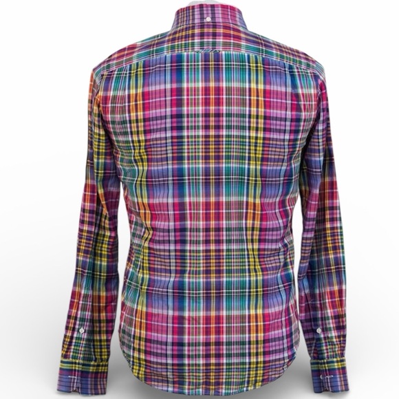 Vince Vibrant Plaid Men's Shirt - Picture 4 of 4